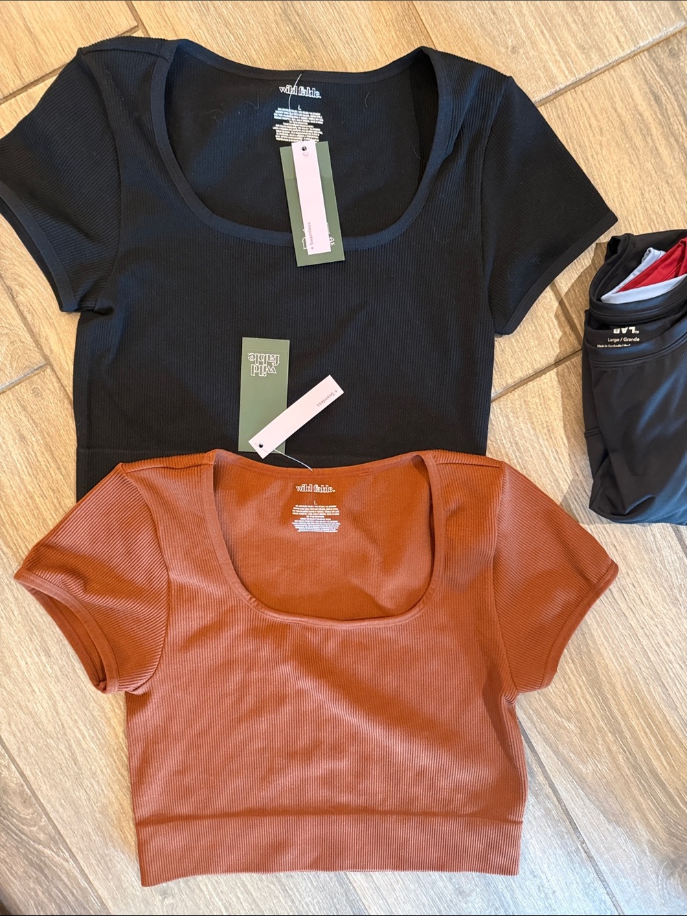 JoyLab/Wild Fable Crop Tops Bundle Sz Large - Picture 5 of 7